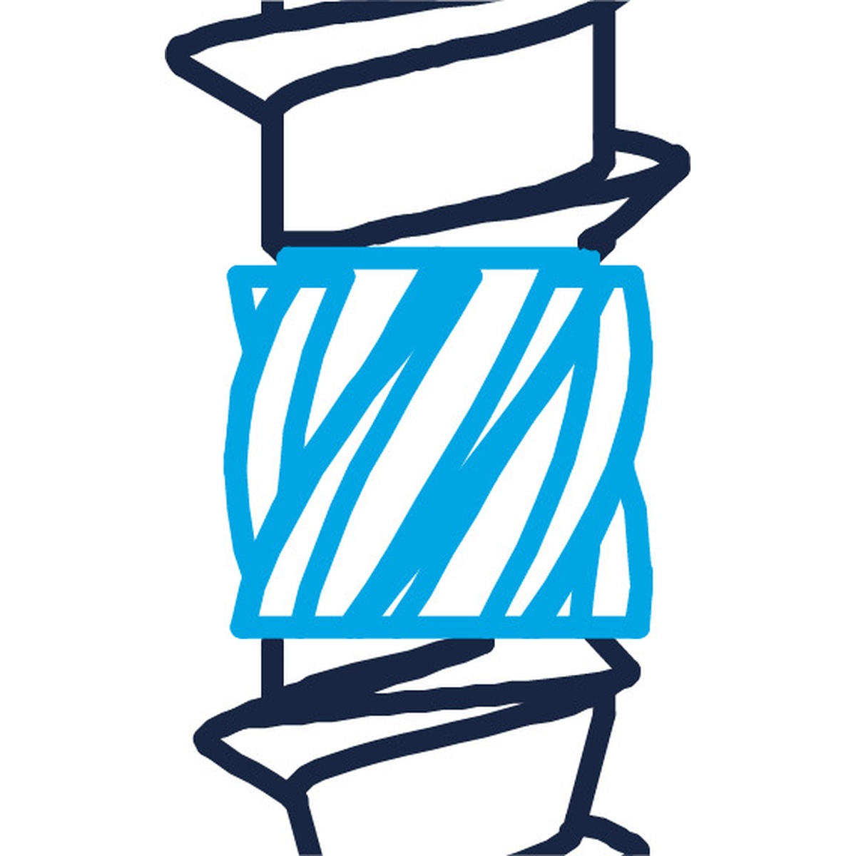 Reisser DSH-2-A Abstandsset 4,8x50 (17-20) mm, SD19, Edelstahl A2/Kunststoff, Teilgewinde, SIT20 - 100 Stk.