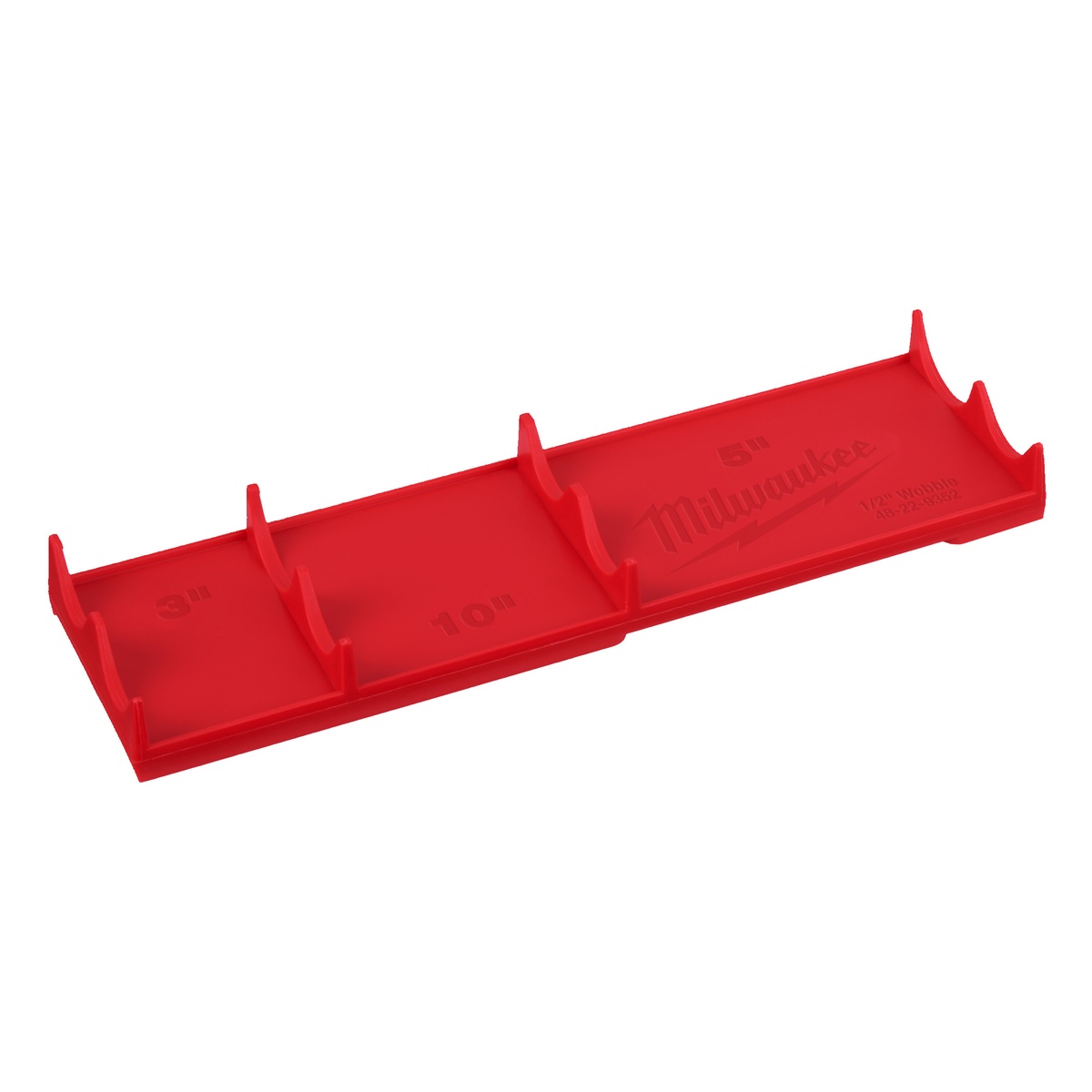 Milwaukee Verlängerungs-Satz 1/2 Zoll 3-teilig, 76, 127 und 254 mm, schwenkbar (Wobble)