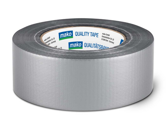 Mako Gewebeklebeband, silber