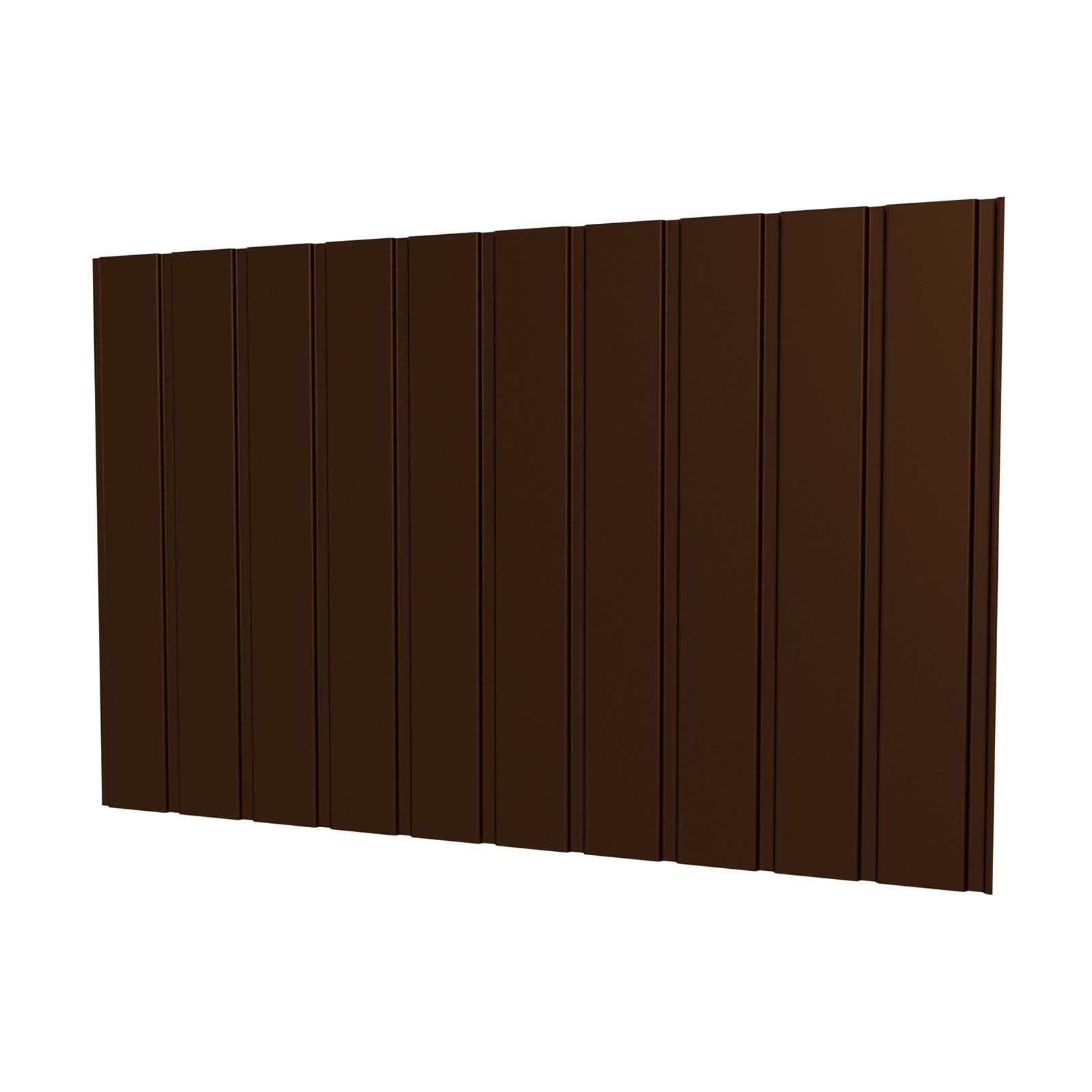 Trapezblech T7M Wand, 0,75 mm, RAL 8017 Schokoladenbraun, 1400 mm Länge