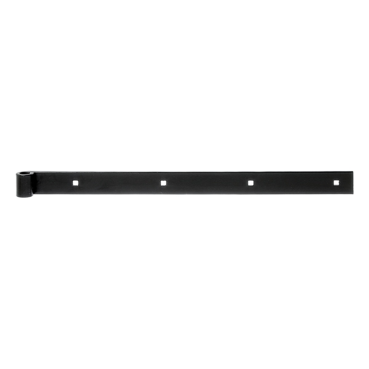 Alberts Ladenband, gerade, Abschluss gerade, schwarz, 500 mm, Rolle Ø14 mm - 1 Stk.