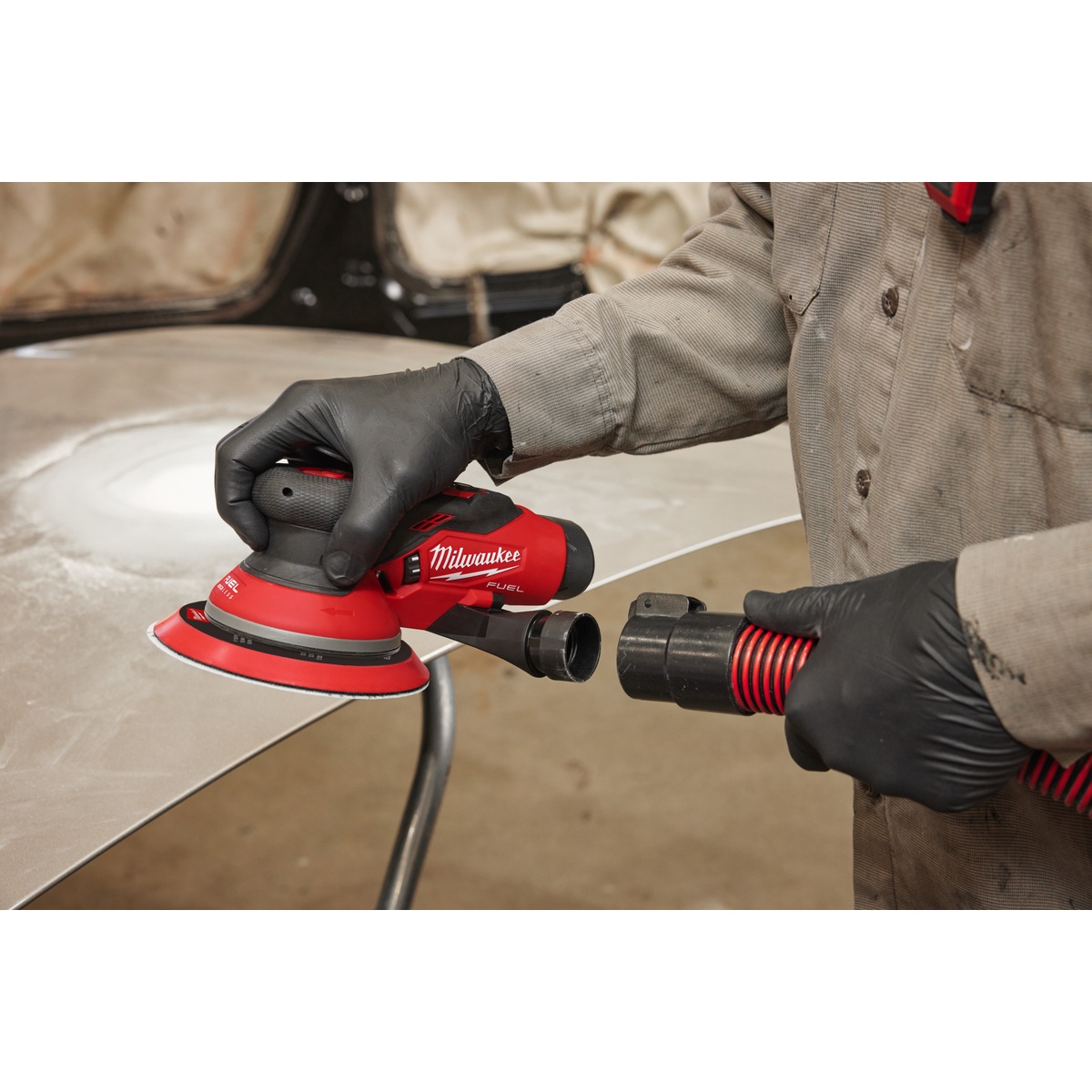 Milwaukee M12 FUEL Akku-Exzenterschleifer 150 mm M12FROS2.5-0 - 1 Stk.