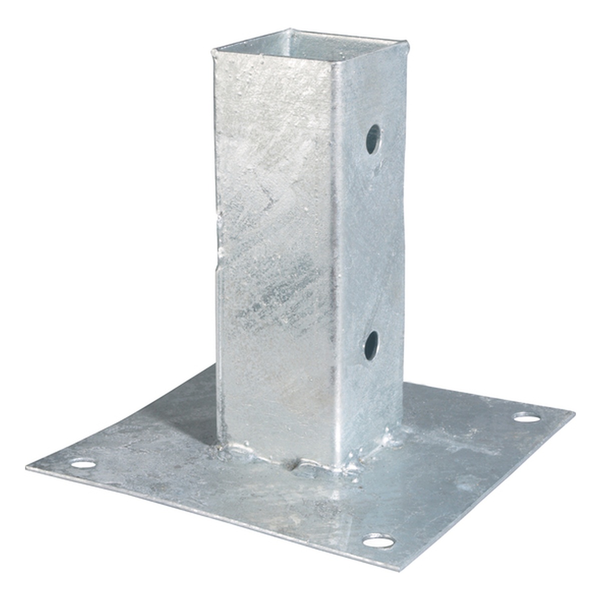 Alberts Aufschraubhülse, verzinkt 91 x 91 mm Alberts Aufschraubhülse, verzinkt 91 x 91 mm