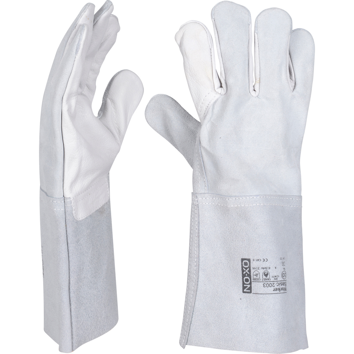 OX-ON Worker Basic 2003 Schweißerhandschuhe, Größe 10