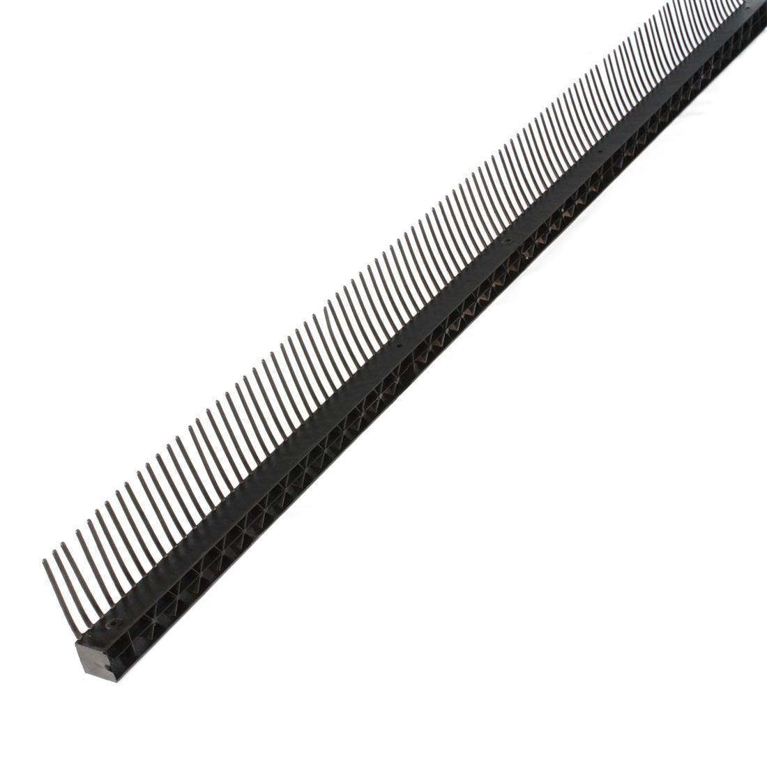 Traufenlüftungselement 85 mm x 1 m mit Kamm Kunststoff Anthrazit
