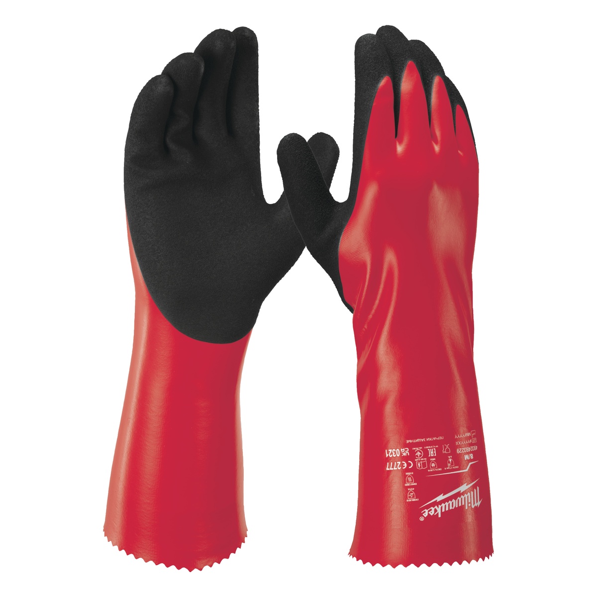 Milwaukee Chemikalienschutzhandschuhe Grip, Nitril, 350 mm