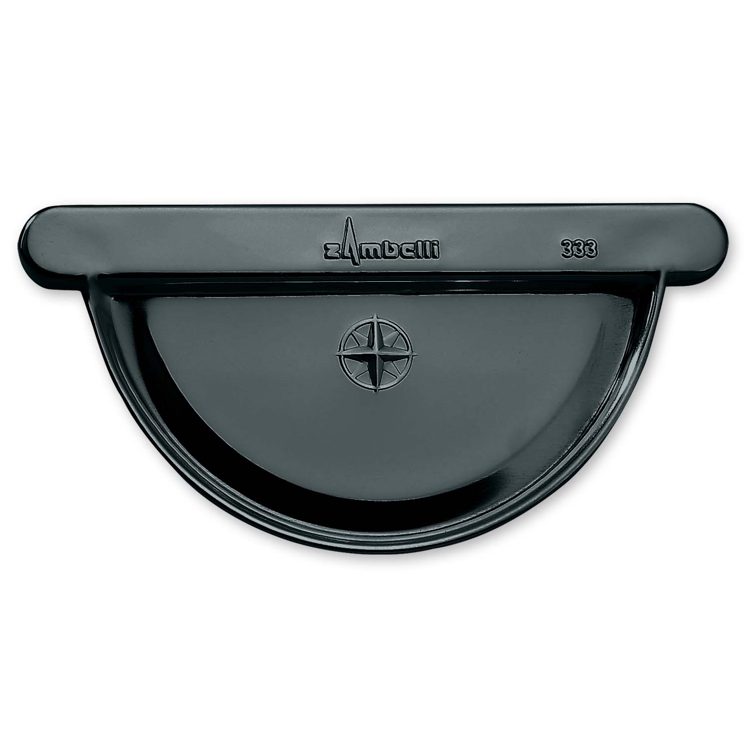 Zambelli Rinnenboden beidseitig 280 mm 7 tlg, verzinkt, Farbe Anthrazit mit Zambelli-Logo Zambelli Rinnenboden beidseitig 280 mm 7 tlg, verzinkt, Farbe Anthrazit mit Zambelli-Logo