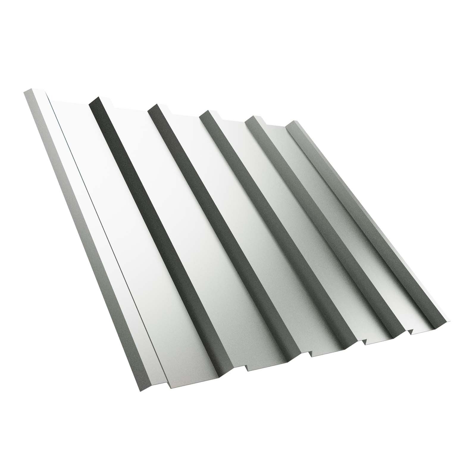 Trapezblech T35M Dach 0,5 mm, RAL 9010 Reinweiss, 6200 mm Länge