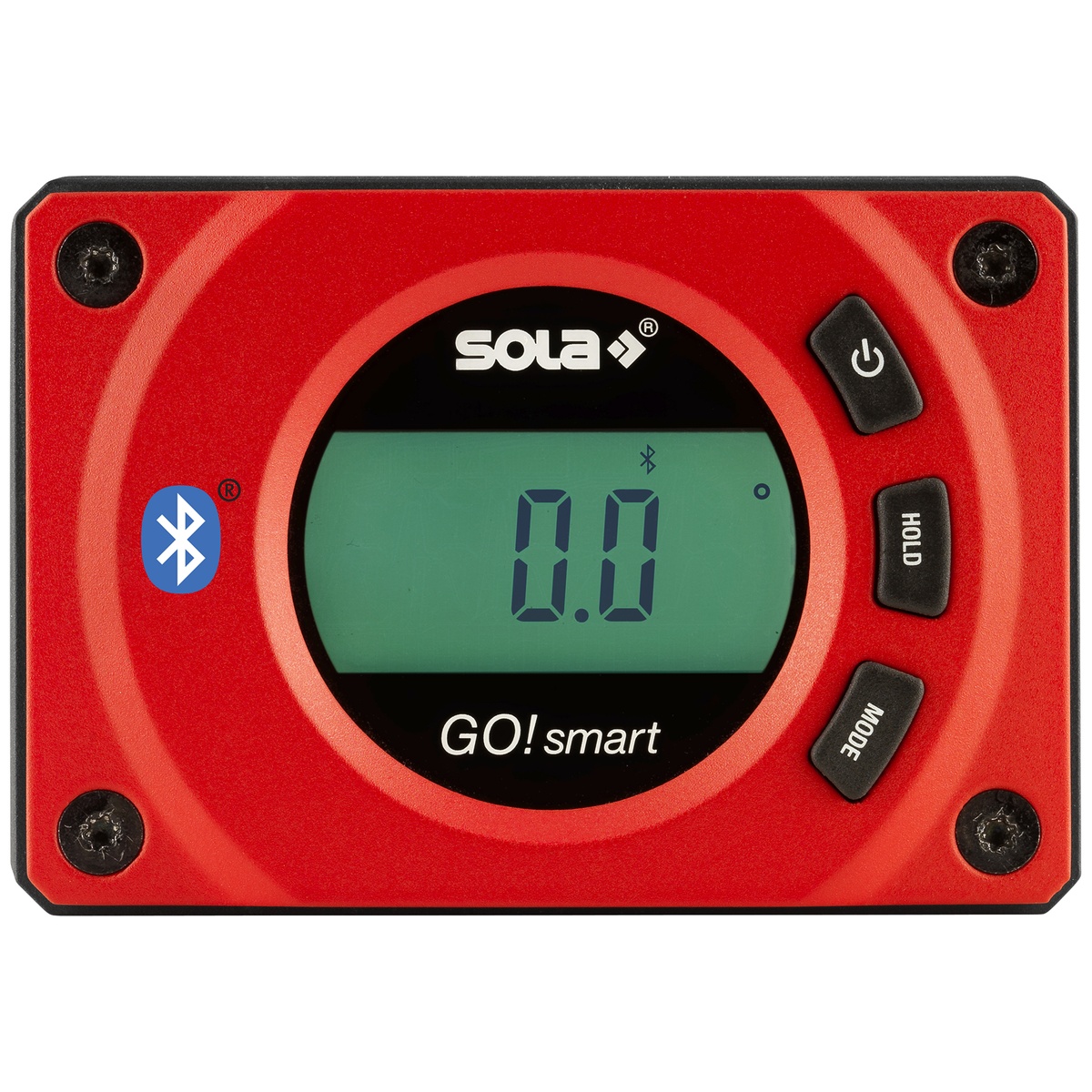 Sola Digitaler Neigungs- und Winkelmesser GO! SMART, 8 cm, Magnet mit V-Nut, Bluetooth, IP52