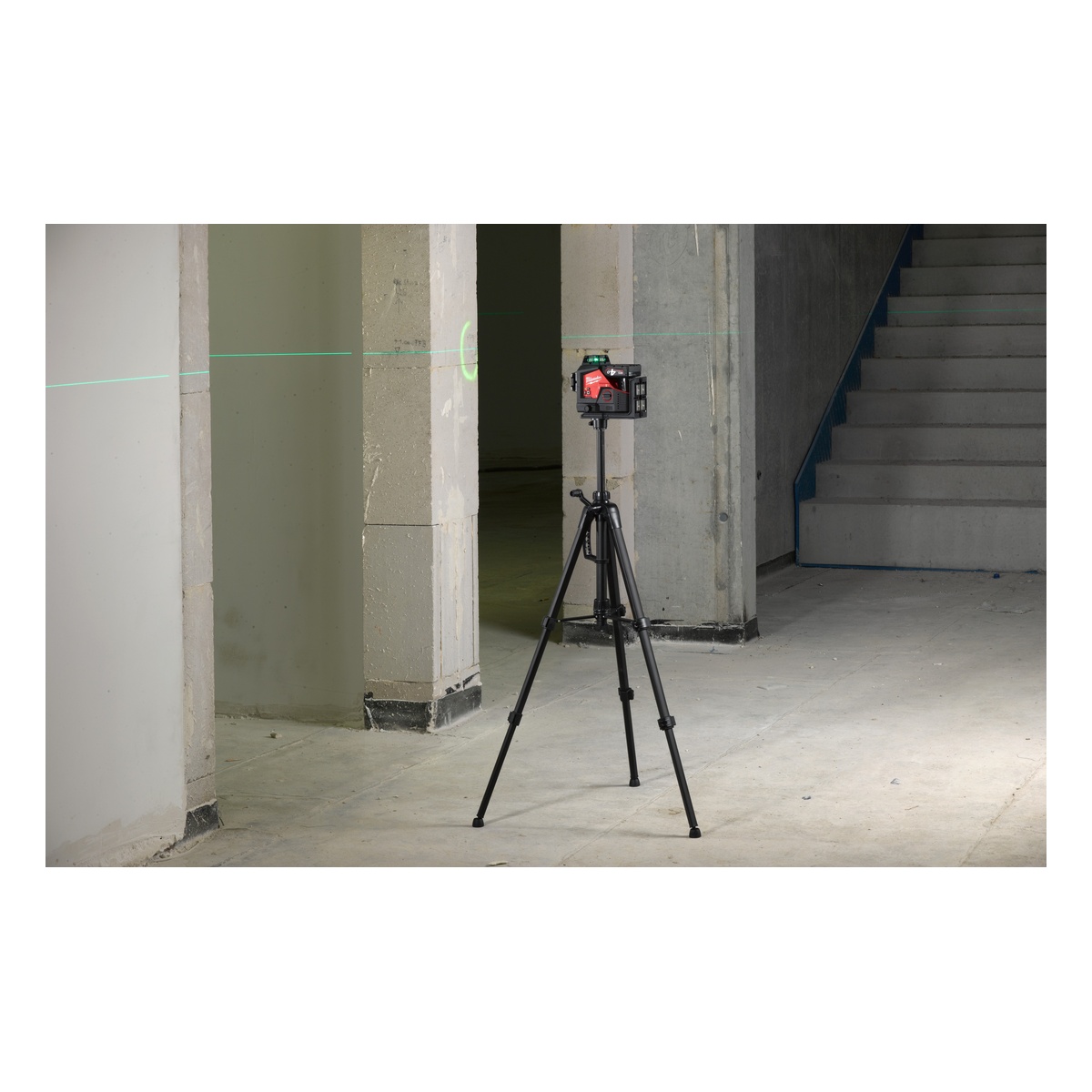 Milwaukee Laserstativ 47–120 cm, TRP120, höhenverstellbar, 1/4-Zoll-Gewinde, Aluminium