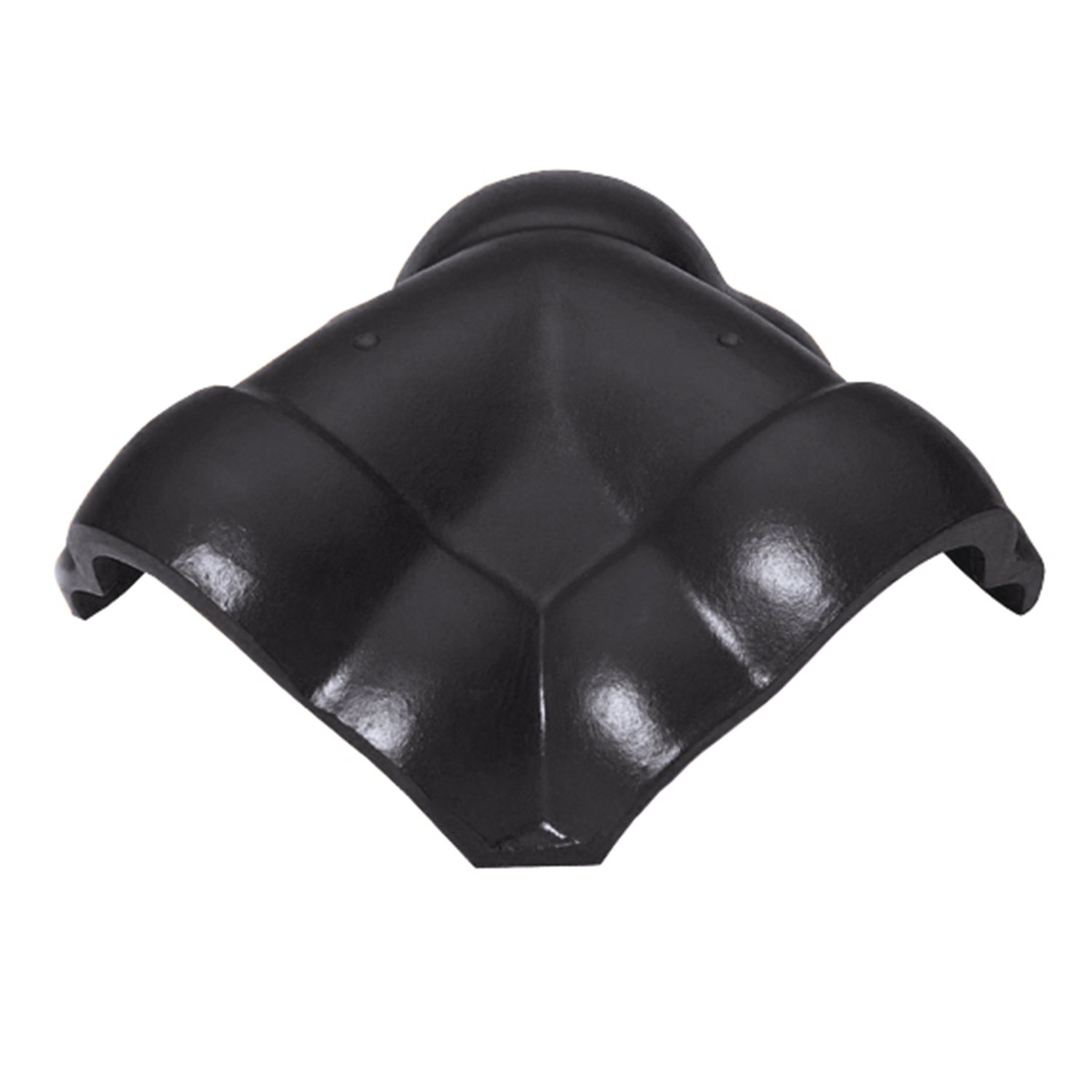 Röben Flandern plus Walmkappe Kleeblatt schwarz