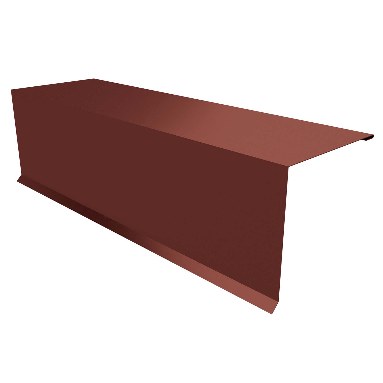 Pultdachfirst 2m, 0,5mm, RAL8012 Rotbraun Pultdachfirst 2m, 0,5mm, RAL8012 Rotbraun