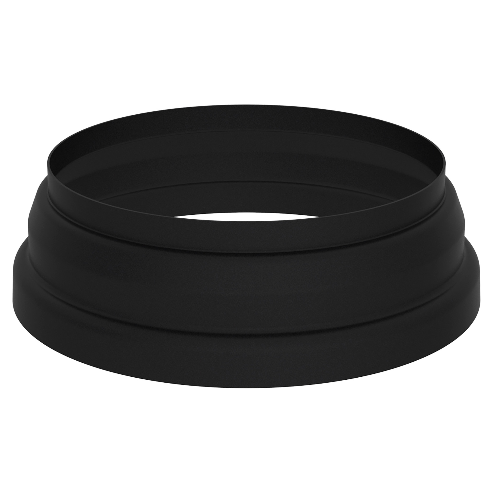 Zambelli Standrohrkappe 100/115-120 mm, Schwarz RAL 9005, COLORDUR, mit Wulst - 1 Stk.