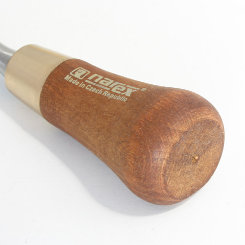 Narex Kurzbeitel Wood Line Plus 6 mm, kurzer Ballengriff mit Messingzwinge, 59 HRC