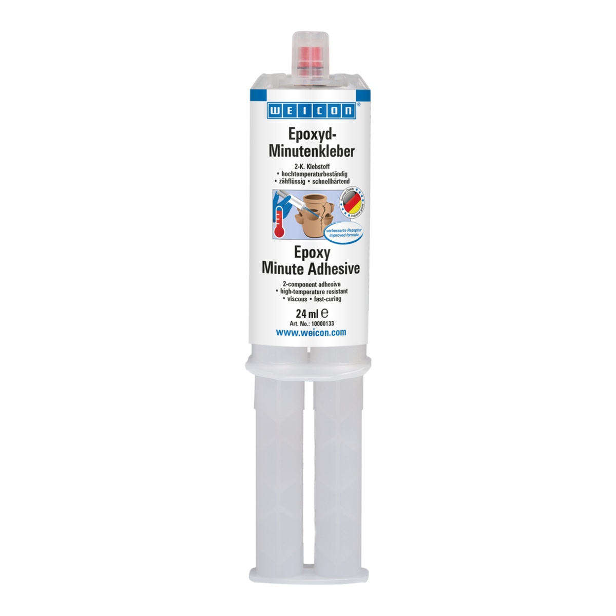 WEICON Epoxyd-Minutenkleber 2-K Epoxid 24 ml, transparent