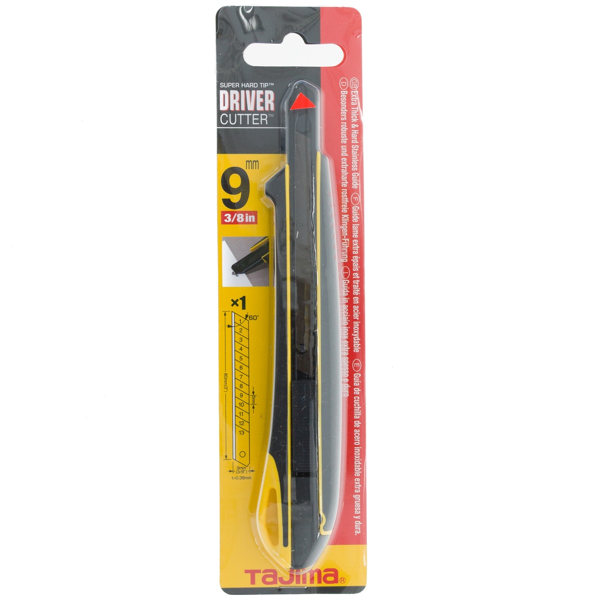 Tajima Driver Cutter 9 mm mit Razar Black Klinge Auto Lock - 1 Stk.