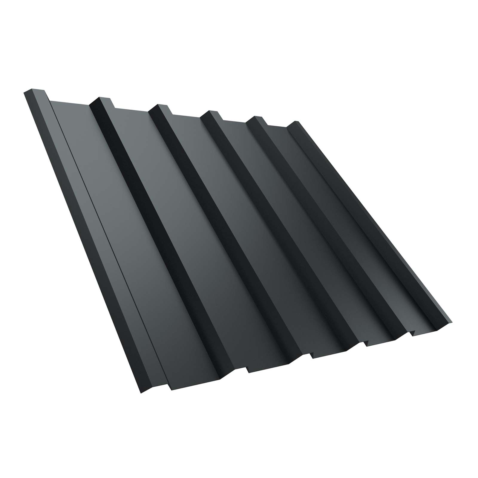 Trapezblech T35M Dach 0,5 mm, RAL 7016 Anthrazit, 2400 mm Länge, Antikondensbeschichtet