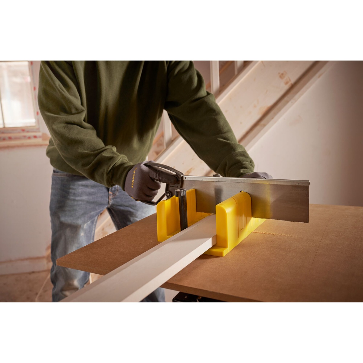 Stanley Gehrungslade PVC 300mm, mit Saege