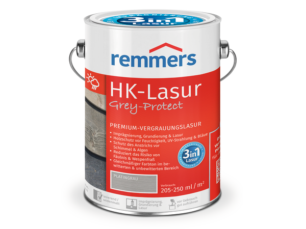 Remmers HK-Lasur Grey-Protect Anthrazitgrau 2,5 l