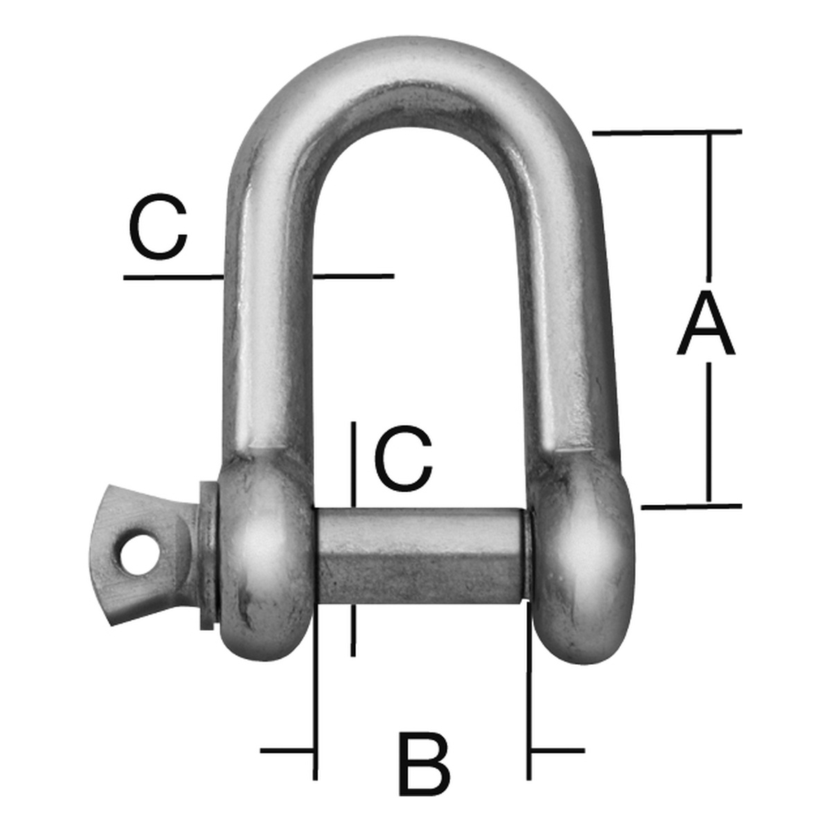 Vormann Schäkel 17,5 x 10 x 5 mm Edelstahl 2 Stk. Vormann Schäkel 17,5 x 10 x 5 mm Edelstahl 2 Stk.