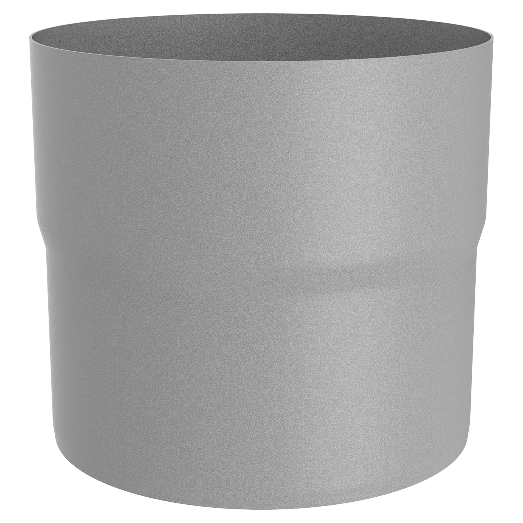 Zambelli Fallrohr-Verbinder Ø 120 mm, Weißaluminium RAL 9006, COLORDUR - 1 Stk.