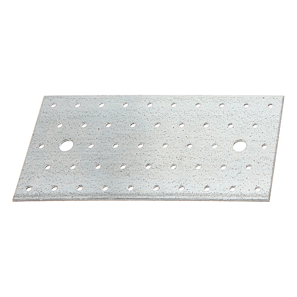 Alberts Lochplatte, 200 x 100 x 2 mm, Stahl roh, sendzimirverzinkt, CE-Kennzeichnung nach DIN EN 14545, CF - 1 Stk.