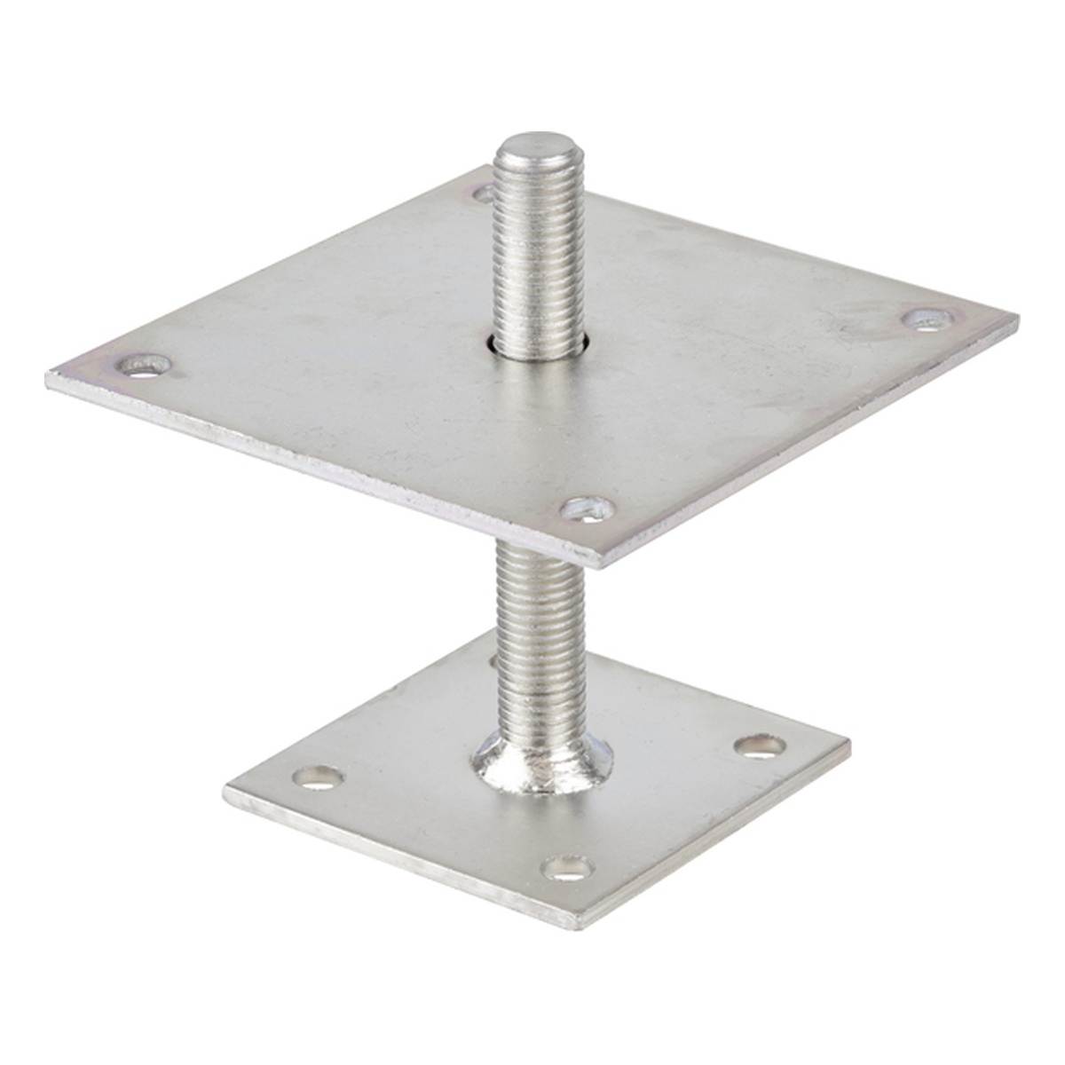 Alberts I-Pfostenträger zum Aufschrauben, 150 x 100 x 30 mm, Stahl roh, galvanisch verzinkt Dickschichtschutz - 1 Stk.