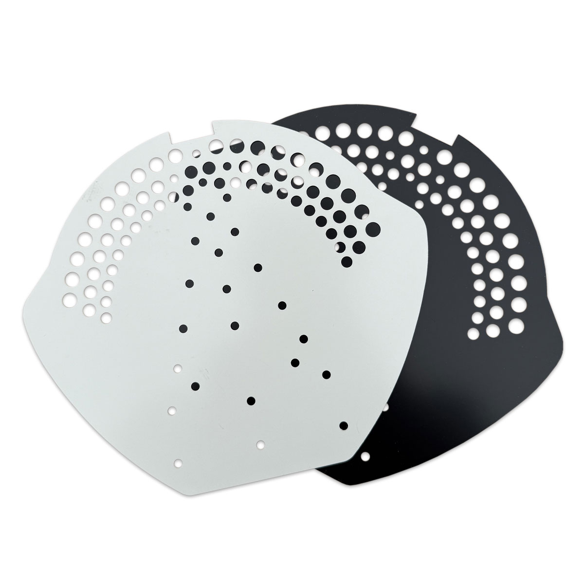 Allform Firstendscheibe Firstanfang Aluminium schwarz / weiß Allform Firstendscheibe Firstanfang Aluminium schwarz / weiß