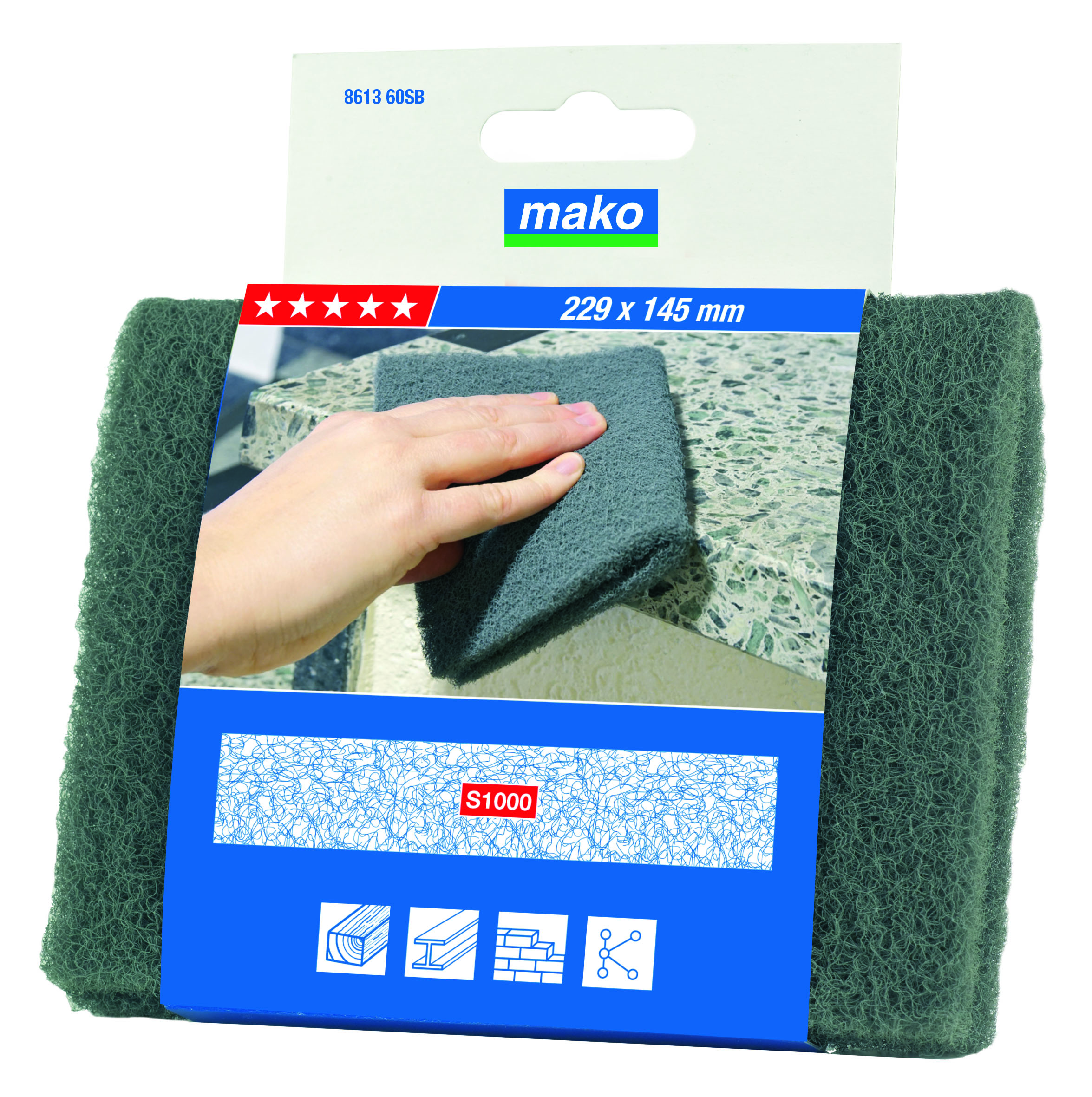Mako Schleif-Vlies, S1000, fein Mako Schleif-Vlies, S1000, fein
