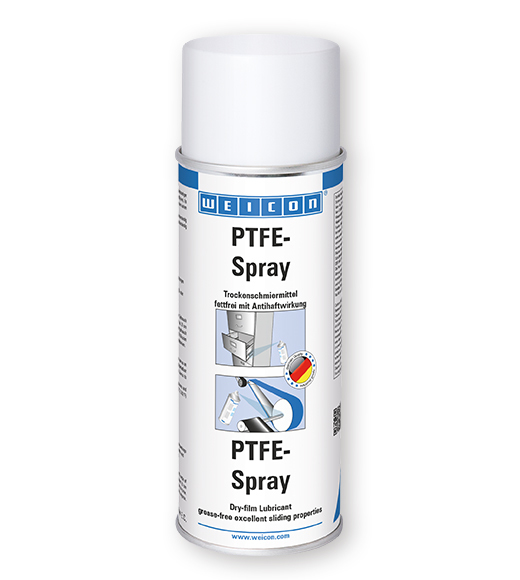 WEICON PTFE-Spray, fettfreies Trockenschmiermittel, 400 ml, weiß