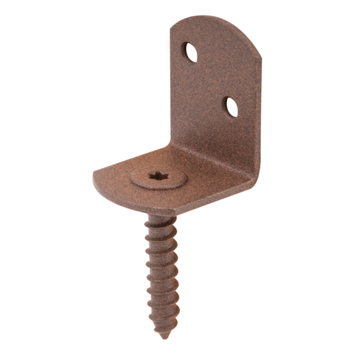 Alberts DURAVIS® Flechtzaunhalter L-Form, rostbraun 32 x 30 x 38 mm Alberts DURAVIS® Flechtzaunhalter L-Form, rostbraun 32 x 30 x 38 mm