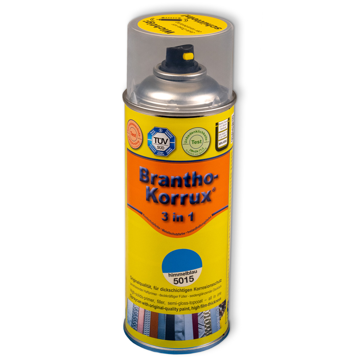 Brantho-Korrux "3 in 1"-Komfort-Sprühdose RAL 5015 himmelblau 400 ml