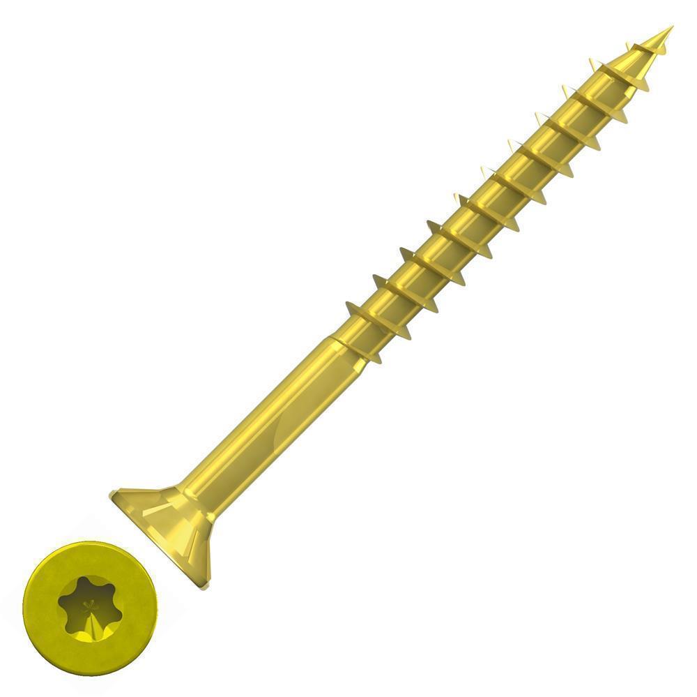 Reisser Q200 PLUS Spanplattenschrauben verzinkt, gelb chromatiert, Teilgewinde, TX30, 6,0x70 mm - 200 Stk. Reisser Q200 PLUS Spanplattenschrauben verzinkt, gelb chromatiert, Teilgewinde, TX30, 6,0x70 mm - 200 Stk.