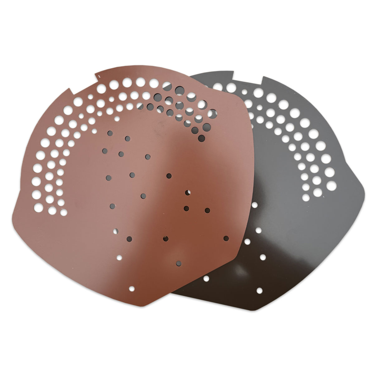 Allform Firstendscheibe Firstanfang Aluminium rot / braun - 1 stk.