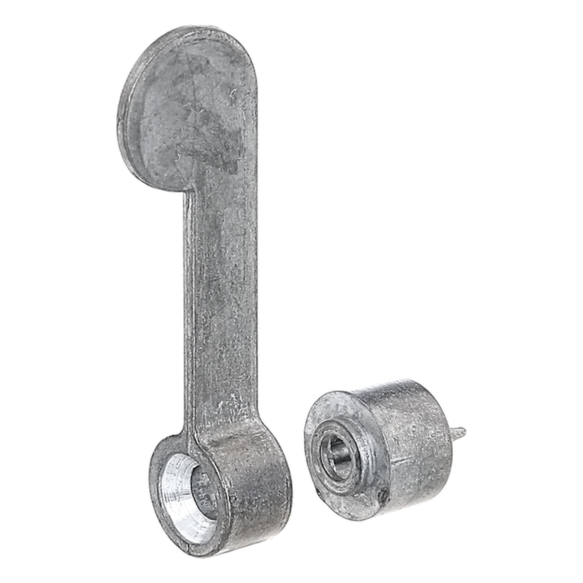 Alberts Vorreiber, 60 x 40,3 x 5 mm, Zinkdruckguss - 2 Stk. Alberts Vorreiber, 60 x 40,3 x 5 mm, Zinkdruckguss - 2 Stk.