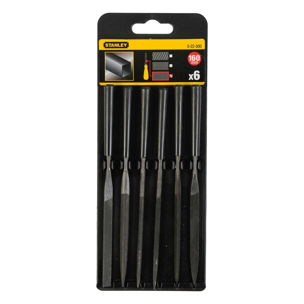 Stanley Nadelfeilen-Satz, 6-tlg, 150 mm