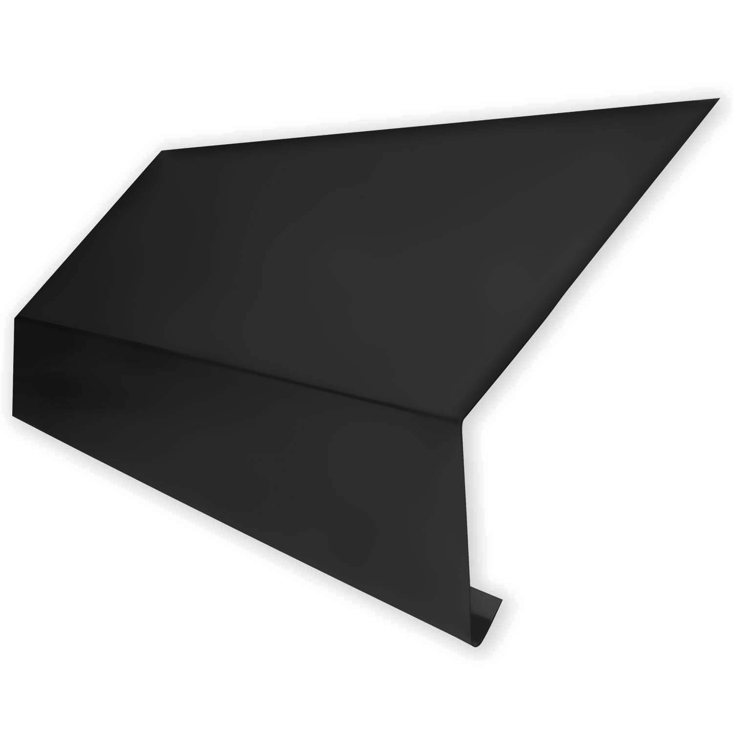 Zambelli Traufblech 45 Grad, 150/80/20 mm, verzinkt, Farbe: Schwarz, Länge: 2,00 m Zambelli Traufblech 45 Grad, 150/80/20 mm, verzinkt, Farbe: Schwarz, Länge: 2,00 m