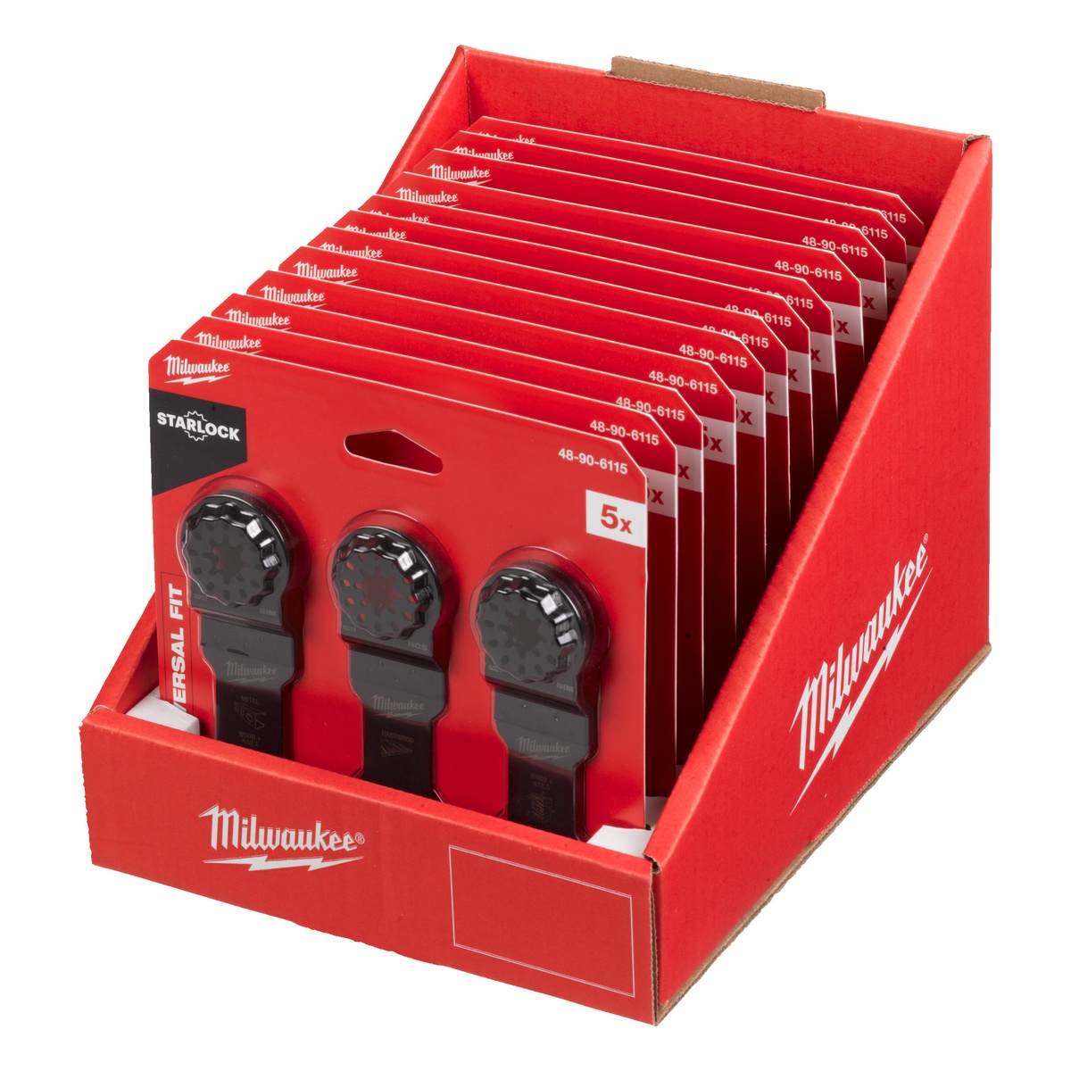 Milwaukee Multitool Zubehörset Holz & Metall 5-teilig - 1 Stk.