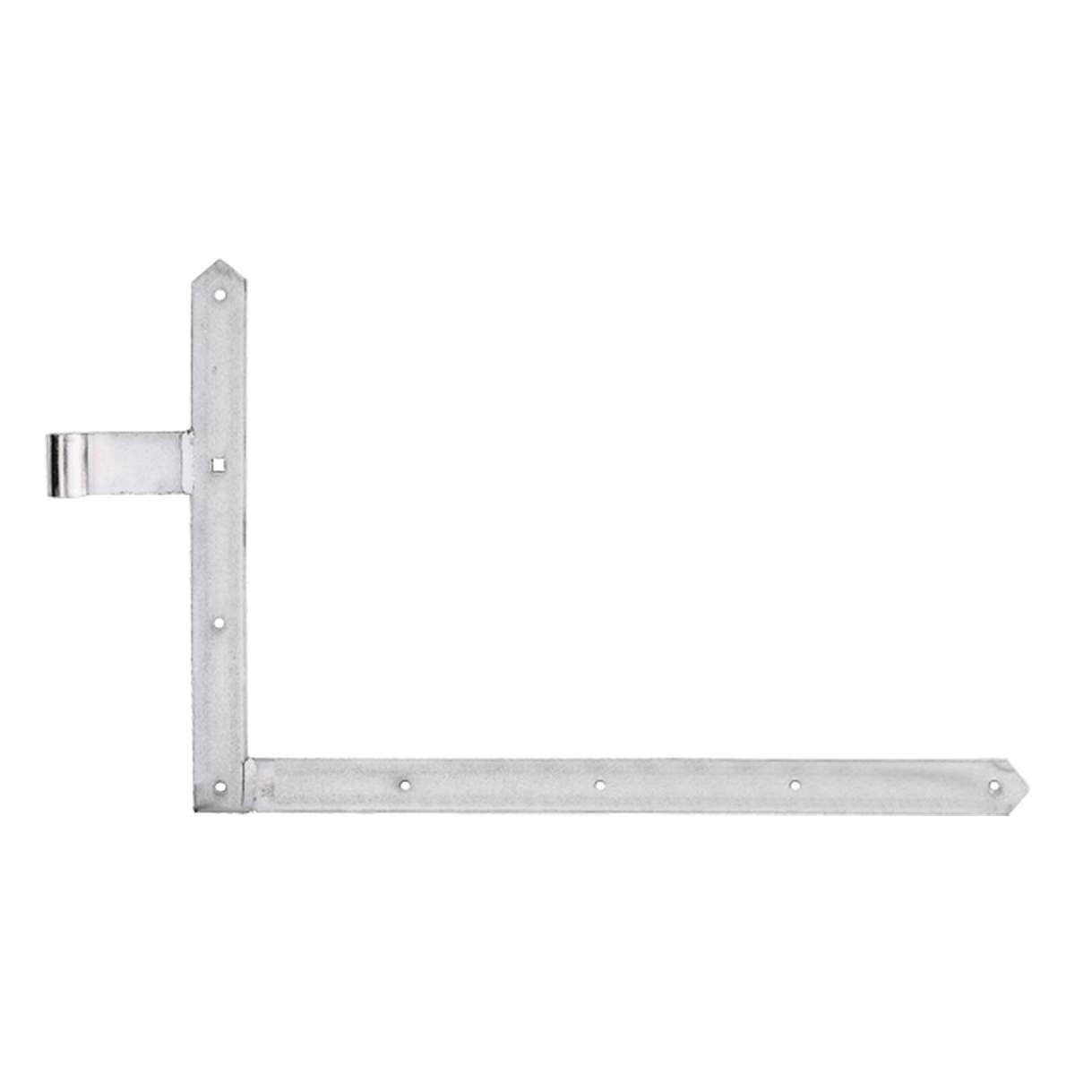 Alberts Tor-Winkelband Ausführung: gerade, Abschluss spitz 400 x 600 x Ø16 mm Unten Alberts Tor-Winkelband Ausführung: gerade, Abschluss spitz 400 x 600 x Ø16 mm Unten