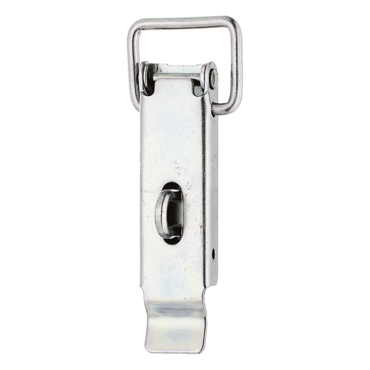 Alberts Kistenverschluss mit Schlossöse, ohne Schließhaken, 24 x 93 x 30 mm, Stahl roh, galvanisch verzinkt Dickschichtschutz - 1 Stk.