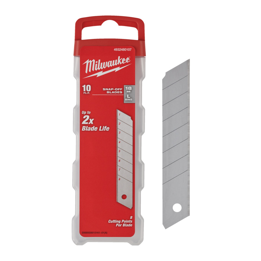 Milwaukee Cuttermesser Ersatzklingen 18 mm, 10 stk.