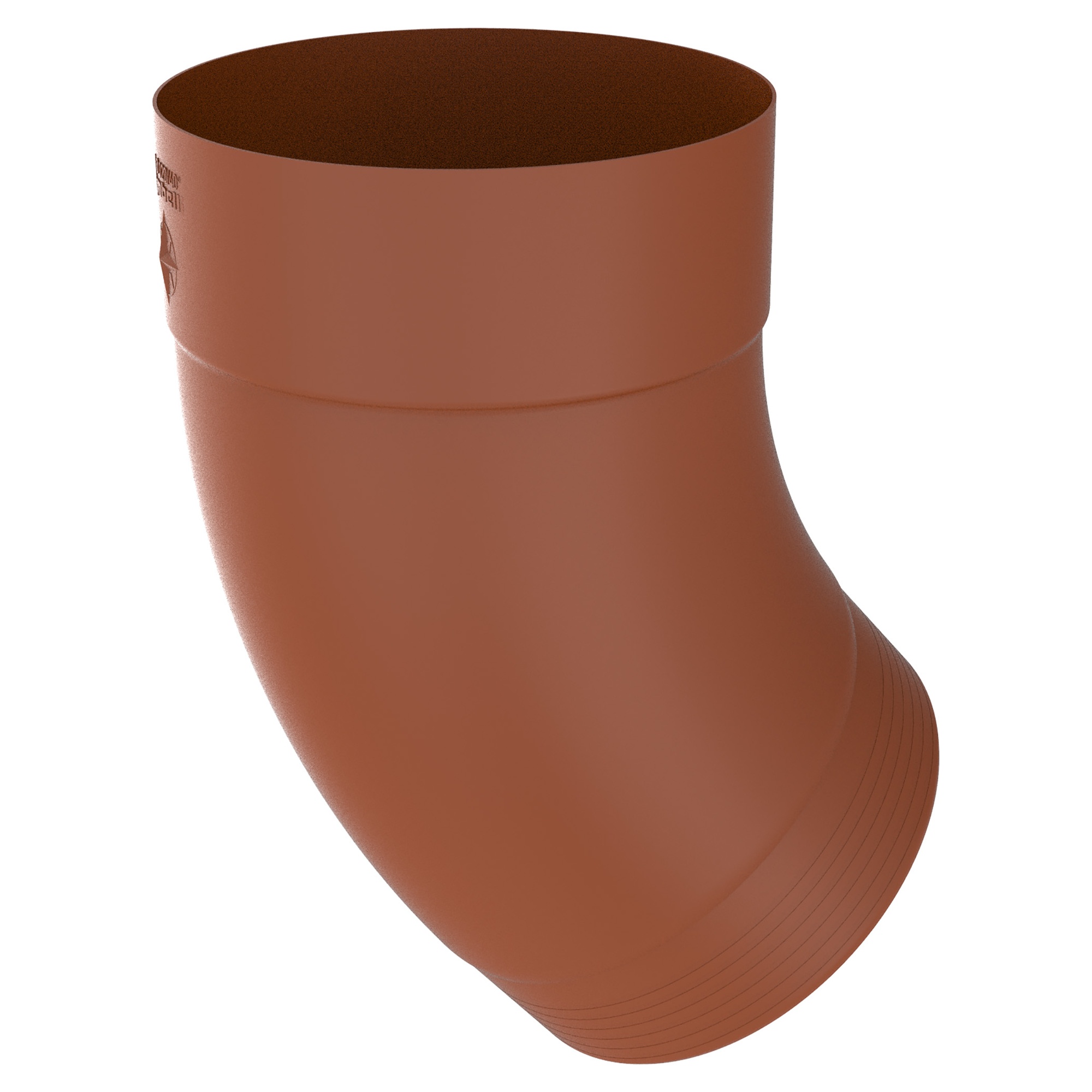 Zambelli Fallrohrbogen Meister-Bogen 40° 120 mm, Dunkelbraun RAL 8019, COLORDUR - 1 Stk.
