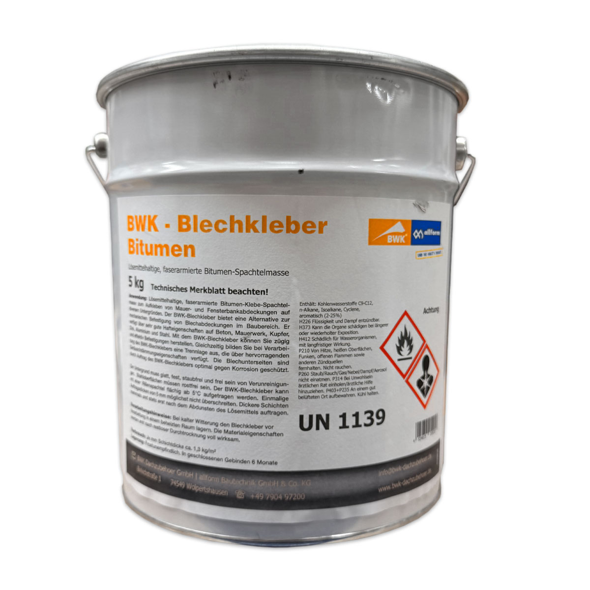 Allform Blechkleber Bitumen 5 kg