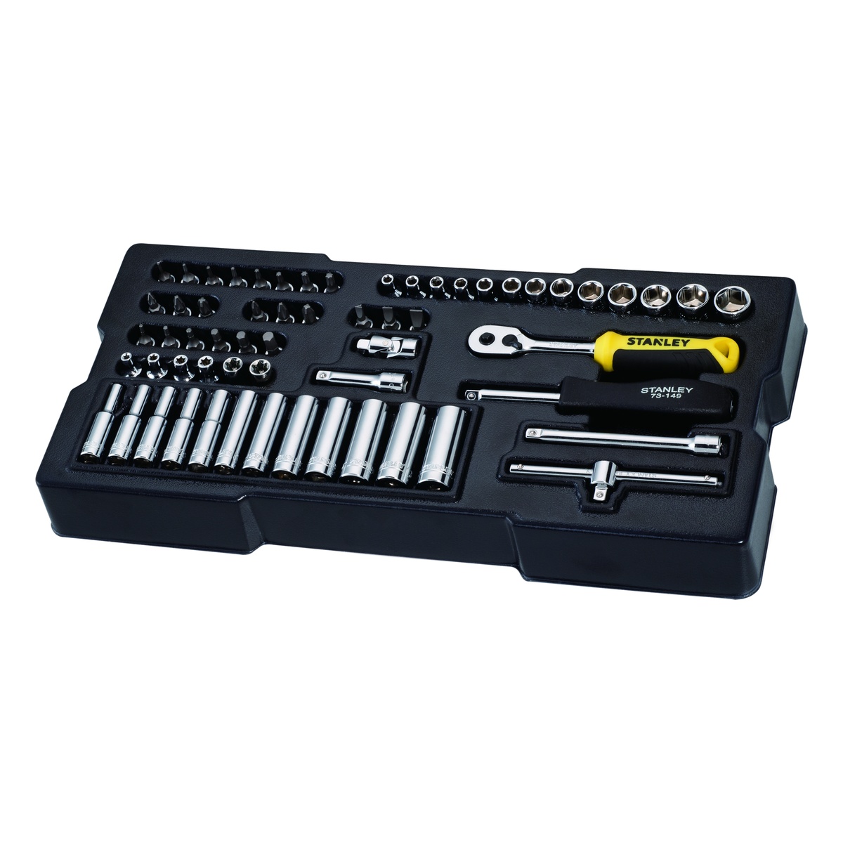 Stanley 1/4 Steckschluessel/Zubehoer 60-tlg