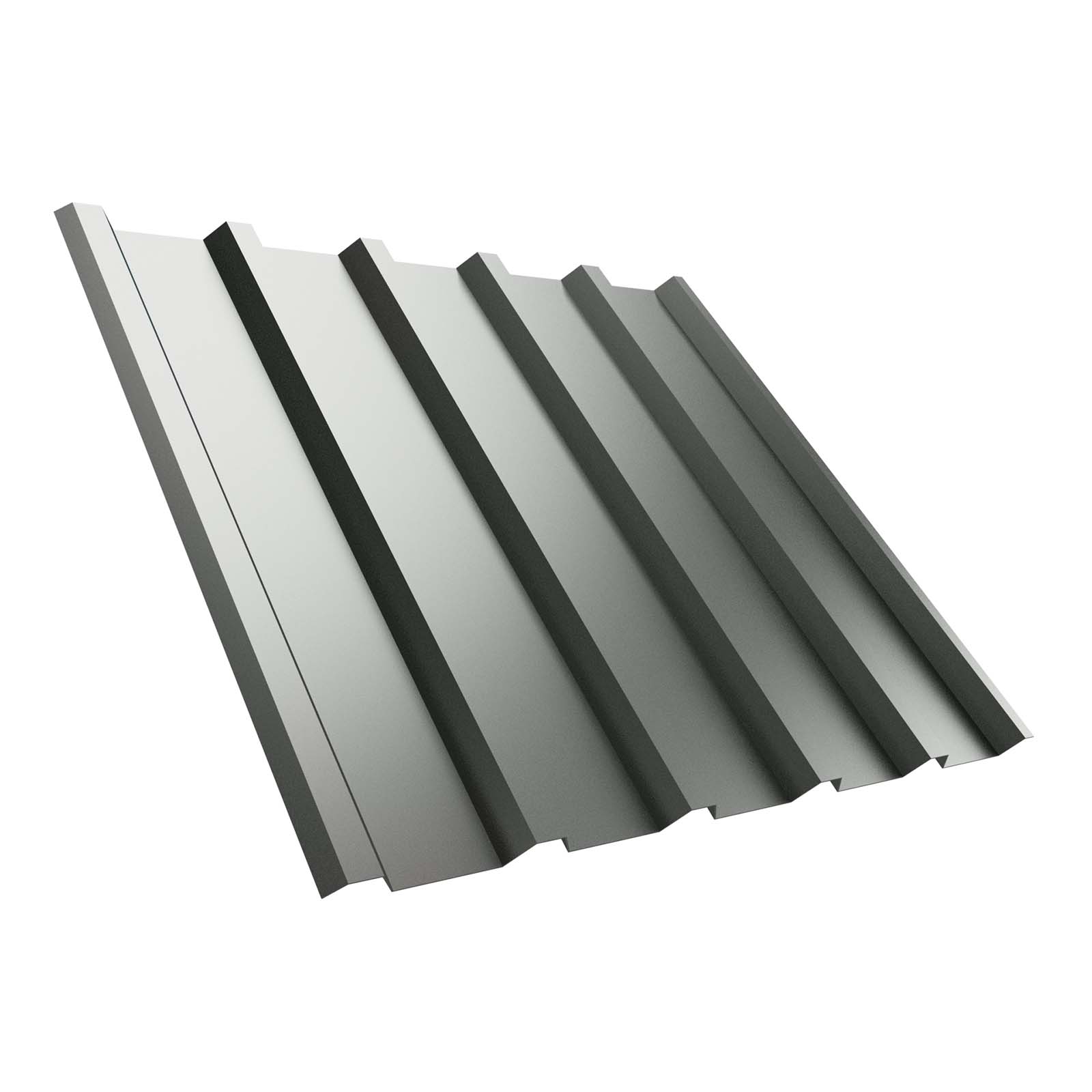 Trapezblech T35M Dach 0,5 mm, RAL 7035 Lichtgrau, 500 mm Länge
