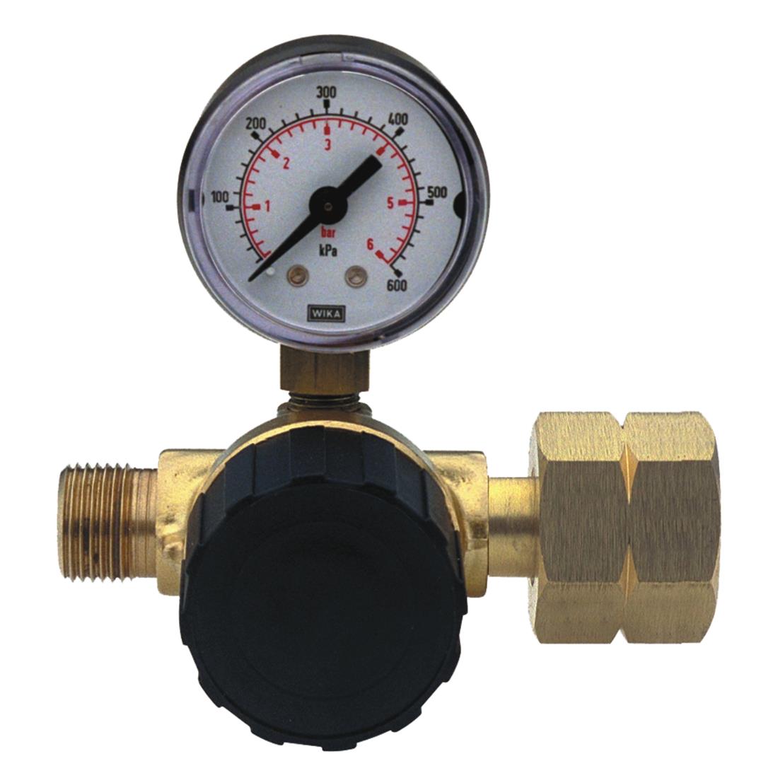 Sievert Druckregler - 1-4bar, DIN-Kombi x 3/8" LH, MM Sievert Druckregler - 1-4bar, DIN-Kombi x 3/8" LH, MM