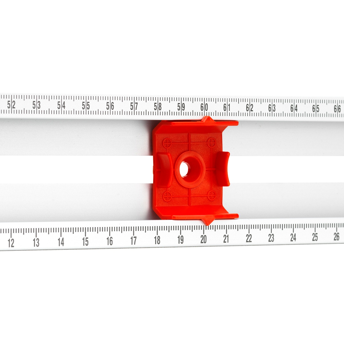 Sola Markier-Wasserwaage MARK-IT, 80 cm, Alu-C-Profil mit Messschiebern und Mittelpunkt-Skala