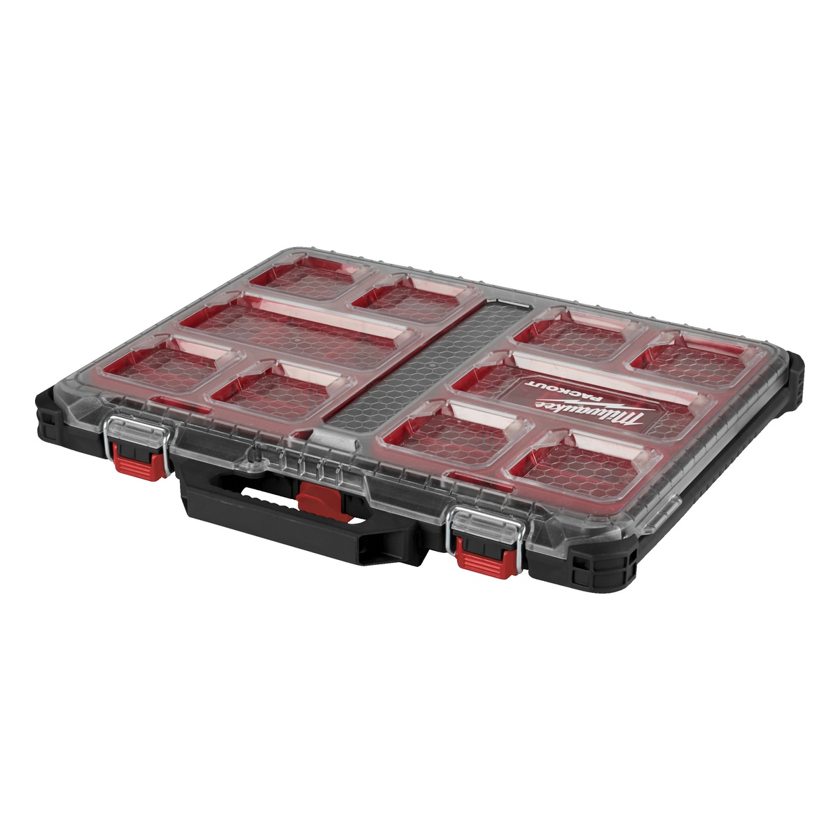 Milwaukee PACKOUT Organiser Slim, inkl. Sortierboxen 500 x 380 x 65 mm - 1 Stk. Milwaukee PACKOUT Organiser Slim, inkl. Sortierboxen 500 x 380 x 65 mm - 1 Stk.