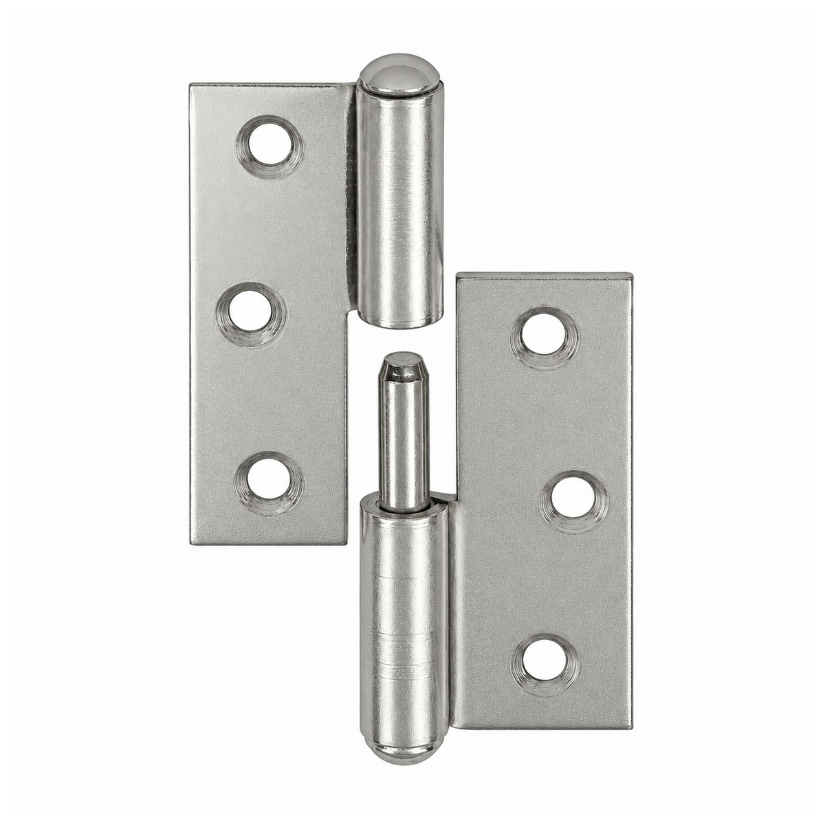 Vormann Normenscharnier links 50 x 40 mm vernickelt, 1 Stk.