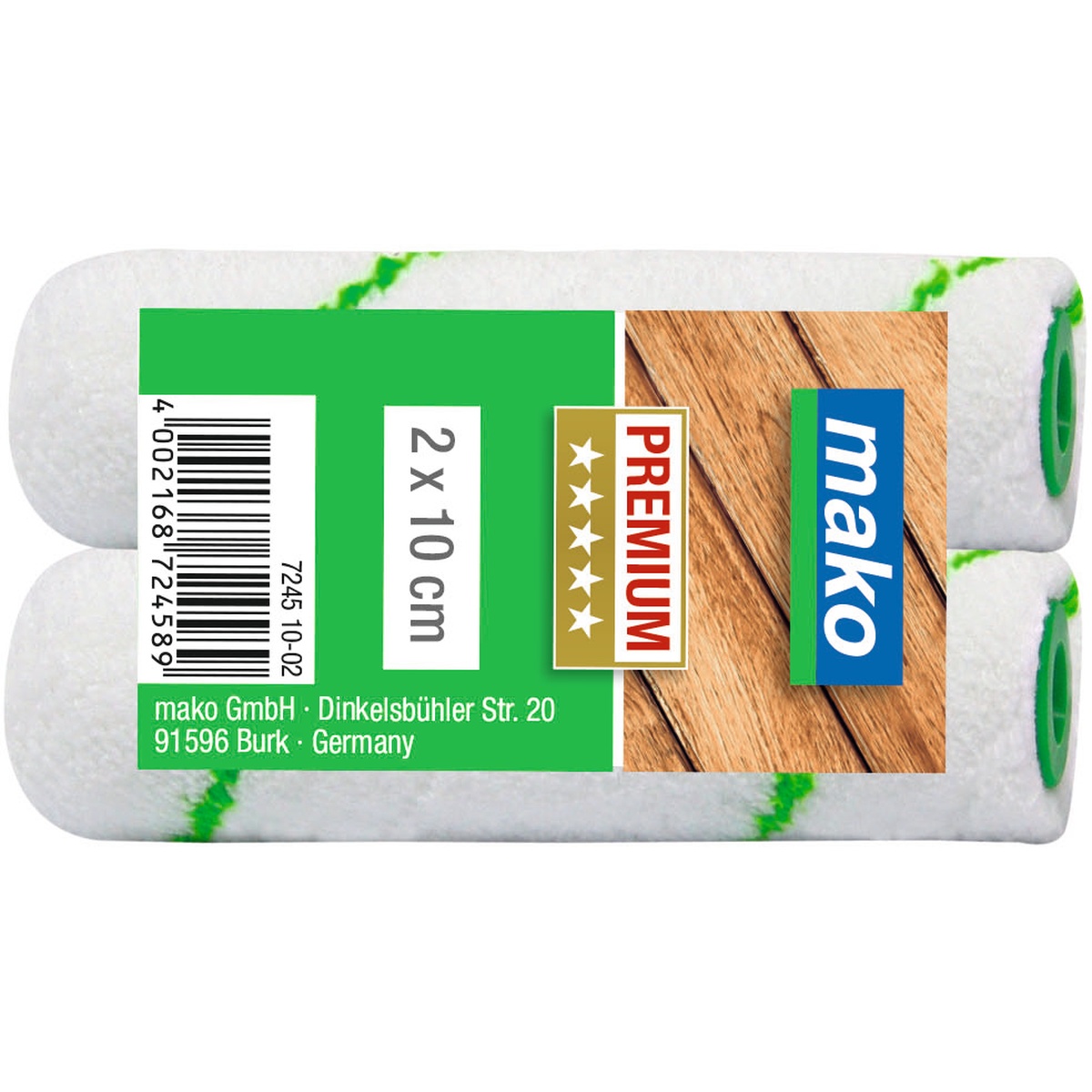 Mako Lasurroller Ersatzwalze 10 cm, 10 stk.
